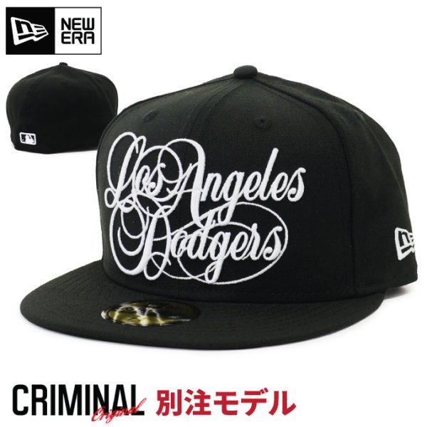 画像1: 【 CRIMINAL別注 】NEW ERA ニューエラ キャップ【LA CURLY】59FIFTY ロサンゼルスドジャース LOS ANGELES DODGERS 5950 (1)