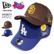 画像1: NEW ERA ニューエラ 【キッズ】 キャップ 【Youth 9FORTY A-Frame トラッカー MLB Trucker Cap】 子供用 帽子 ジュニア トラッカー LA ロサンゼルスドジャース (1)