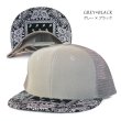 画像7: DECKY デッキー 【ペイズリー柄 メッシュキャップ】 帽子 スナップバック BANDANA PAISLEY CAP (7)