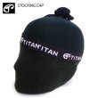 画像1: TITAN タイタン ストッキングキャップ TITANロゴ BLACK 黒 インナーキャップ TITAN CLASSIC STOCKING CAP (1)