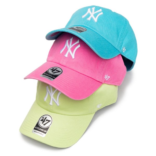 画像3: 47brand フォーティーセブン キャップ【CLEAN UP NY Bright Side】 帽子 MLB オフィシャル ロサンゼルス ドジャース ヤンキース 野球 ユニセックス カラフル (3)