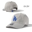画像4: 47brand フォーティーセブン キャップ【 CLEAN UP LA ドジャース 縁ありロゴ 】 帽子 ローキャップ ロサンゼルス CAP (4)