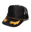 画像3: OTTO オットー 【Oak Leaves オークリーフ】メッシュキャップ フリーサイズ MESH CAP 帽子 オットー ユニセックス キッズ メンズ 女の子 ダンス衣装 ヒップホップ リーフ 海軍 (3)