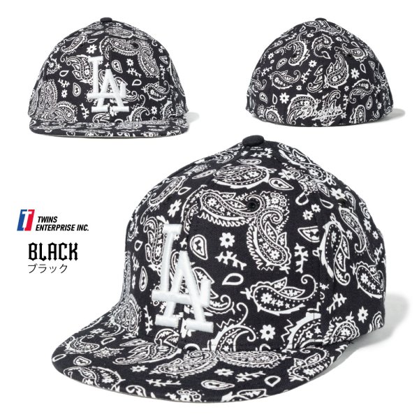 画像3: TWINS ENTERPRISE INC 【キッズ】 キャップ 【Youth  Flex Fit Cap LA Paisley】 子供用 帽子 ペイズリー バンダナ ドジャース 野球 (3)