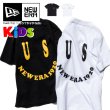 画像1: 【子供用】  NEW ERA ニューエラ キッズ Tシャツ 【 スマイル Smile 】8オンス コットン NEWERA KIDS (1)