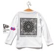 画像3: NEW ERA ニューエラ 【キッズ Youth 長袖 コットン Tシャツ Paisley】 ロンT ロングTシャツ ロゴ 子供用 ペイズリー バンダナ (3)