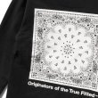 画像7: NEW ERA ニューエラ 【キッズ Youth 長袖 コットン Tシャツ Paisley】 ロンT ロングTシャツ ロゴ 子供用 ペイズリー バンダナ (7)