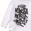 画像7: NEW ERA ニューエラ 【キッズ Youth 長袖 コットン Tシャツ Tagging】 ロンT ロングTシャツ ロゴ 子供用タギング  (7)