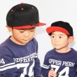 画像4: 【キッズ用】 無地 スナップバックキャップ フリーサイズ DECKY KIDS CAP 子供 帽子 (4)