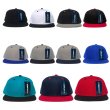 画像2: 【キッズ用】 無地 スナップバックキャップ フリーサイズ DECKY KIDS CAP 子供 帽子 (2)