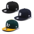 画像2: NEW ERA ニューエラ キッズ 【 9FIFTY MLB / SOX D A's  】  子供用 スナップバック キャップ 帽子 ソックス アスレチックス タイガース (2)