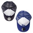 画像14: NEW ERA ニューエラ キッズ 【Youth 9FORTY A-Frame トラッカー MLB Mesh Embroidery】 メッシュキャップ 子供用 940 スナップバック トラッカー キッズサイズ ヤンキース ドジャース (14)