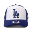 画像16: NEW ERA ニューエラ キッズ 【Youth 9FORTY A-Frame トラッカー MLB Mesh Embroidery】 メッシュキャップ 子供用 940 スナップバック トラッカー キッズサイズ ヤンキース ドジャース (16)