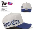 画像1: NEW ERA ニューエラ 【キッズ】 キャップ 【Youth 9FORTY A-Frame Essential オールドイングリッシュロゴ】 940 キャラクター 子供用 スナップバック ロゴ キッズサイズ (1)