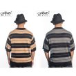 画像6: CAL TOP キャルトップ 【ニット ポロシャツ チャーリーブラウン】 CHARLIE BROWN ボーダー 半袖 チカーノ CHICANO (6)