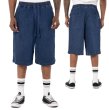 画像4: PRO CLUB プロクラブ 【Denim Lounge Short】 ジーンズ デニム ショートパンツ ハーフパンツ イージーパンツ ウォッシュ加工 大きいサイズ メンズ (4)