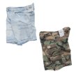 画像2: BLEECKER & MERCER 【Premium Washed Denim Cargo Shorts】 デニム ショートパンツ ハーフパンツ カーゴパンツ カモフラ 迷彩 大きいサイズ ストリート パンツ ジーンズ メンズ (2)