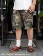 画像3: BLEECKER & MERCER 【Premium Washed Denim Cargo Shorts】 デニム ショートパンツ ハーフパンツ カーゴパンツ カモフラ 迷彩 大きいサイズ ストリート パンツ ジーンズ メンズ (3)