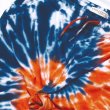 画像4: 【4XL - 6XL】 EVOLUTION 【タイダイ】 スウェット ハーフパンツ ネイビー×オレンジ TIEDYE (4)