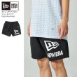 画像1: NEW ERA ニューエラ 【ストレッチ ナイロン ショートパンツ Flag & Wordmark】 ハーフパンツ ショートパンツ メンズ フラッグロゴ スポーツ 夏 (1)