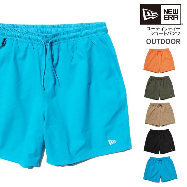 画像1: NEW ERA ニューエラ 【ユーティリティー ショートパンツ / アウトドア】 ハーフパンツ 撥水 ストレッチ NEWERA (1)