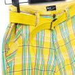 画像4: PJ MARK 【チェック ショートパンツ】 ピージェーマーク CHECK SHORT PANTS ハンパ丈 ハーフパンツ ショーツ ベルト付きUSサイズ メンズ (4)