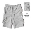 画像10: SHAKA WEAR シャカウェア 【 Fleece Cargo Shorts】 無地スウェット カーゴ ハーフパンツ ショートパンツ USサイズ ズボン メンズ 大きいサイズ ビッグサイズ LA ロサンゼルス (10)