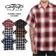 画像1: CAL TOP キャルトップ 【フランネル チェックシャツ】 半袖 ネルシャツ チカーノ CHICANO CALTOP (1)