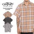 画像1: CAL TOP キャルトップ 【チェックシャツ タイプ2】 半袖 チカーノ CHICANO CALTOP (1)