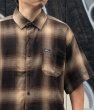 画像17: VICTORIOUS 【 フランネル チェックシャツ 】 半袖 PLAID SHIRT ネルシャツ (17)