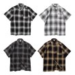 画像2: VICTORIOUS 【 フランネル チェックシャツ 】 半袖 PLAID SHIRT ネルシャツ (2)