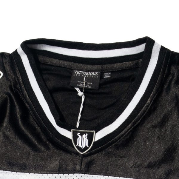 画像5: VICTORIOUS 【 フットボールシャツ 80 】 ゲームシャツ 半袖 チカーノ ローライダー 90s LA (5)