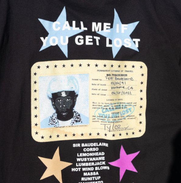 画像5: PORTRAITS ポートレイツ 【Tyler The Creator】 Tシャツ 半袖 HIPHOP ヒップホップTyler The Creator タイラーザクリエイター ラッパー メンズ 大きいサイズ (5)