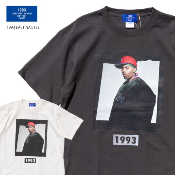 画像1: 1993 BRAND PARIS Tシャツ 【 1993 EAST NAS / ナズ 】 ヒップホップ HIPHOP NY DESIGNED WORLD HIP HOP (1)