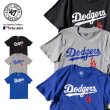 画像1: 47brand フォーティーセブン Tシャツ【 ロサンゼルス・ドジャース SCRIPT & LA ダブルロゴ 】 MLB オフィシャル (1)