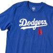 画像7: 47brand フォーティーセブン Tシャツ【 ロサンゼルス・ドジャース SCRIPT & LA ダブルロゴ 】 MLB オフィシャル (7)