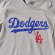 画像8: 47brand フォーティーセブン Tシャツ【 ロサンゼルス・ドジャース SCRIPT & LA ダブルロゴ 】 MLB オフィシャル (8)