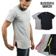 画像1: BLEECKER & MERCER 【サイドジッパー ベーシック Tシャツ 】 無地Ｔ ネオンカラー ブリーカーマーサー (1)