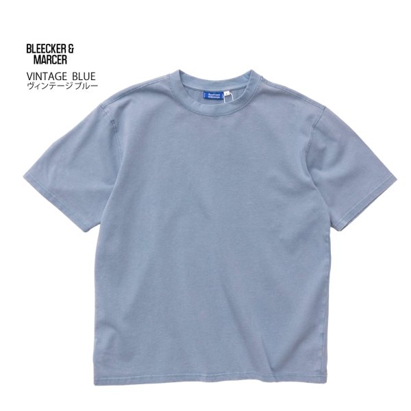 画像8: BLEECKER & MERCER 【Basic Over Size Fit Tee】 WESTCOAST HIPHOP 半袖 Tシャツ 無地 夏 メンズ ストリート 大きいサイズ ビッグサイズ (8)