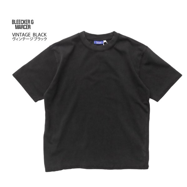 画像9: BLEECKER & MERCER 【Basic Over Size Fit Tee】 WESTCOAST HIPHOP 半袖 Tシャツ 無地 夏 メンズ ストリート 大きいサイズ ビッグサイズ (9)