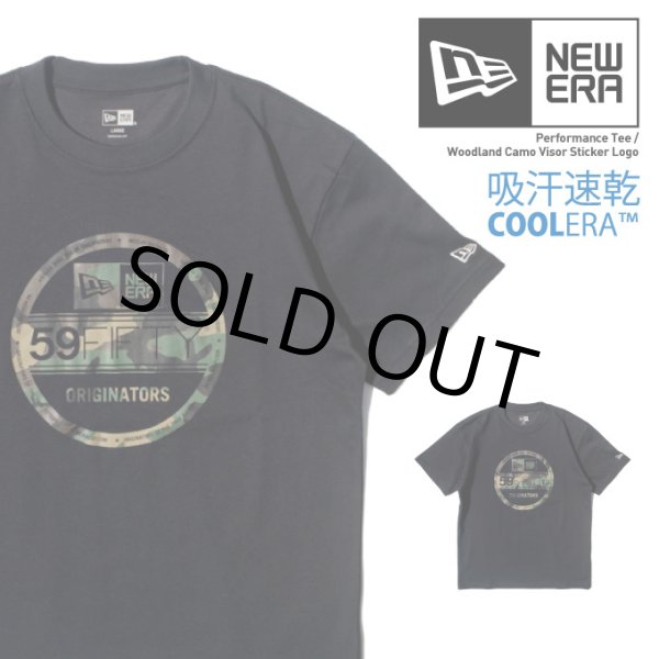 画像1: NEW ERA ニューエラ Tシャツ【 迷彩 バイザーステッカーロゴ 】  吸汗速乾 パフォーマンス T  NEWERA (1)