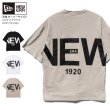 画像1: NEW ERA ニューエラ Tシャツ 【オーバーサイズド コットン Tシャツ Zoom Up Logo】 コットン TEE メンズ 大きいサイズ ユニセックス ロゴ オーバーサイズ NEWERA 正規品 (1)