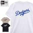 画像1: NEW ERA ニューエラ Tシャツ 【Tシャツ ロサンゼルス・ドジャース LA】 半袖 8オンス コットン NEWERA (1)