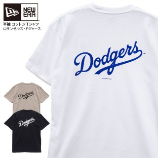 関税込み【NEW ERA】ロサンゼルスドジャース LA ロゴ ★ Tシャツ 半袖 コットン Tシャツ MLB Apparel ロサンゼルス・ドジャース