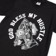 画像4: ヘビーウェイト プリント Tシャツ 【 God Bless My Hustle プレイハンド 】LA 西海岸 カリフォルニア ロサンゼルス ローライダー チカーノ (4)