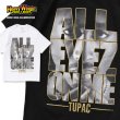 画像1: プリントTシャツ 【 TUPAC / ALL EYEZ ON ME タイプ2 】 ヘビーウェイト 半袖 西海岸 2pac ラッパー (1)