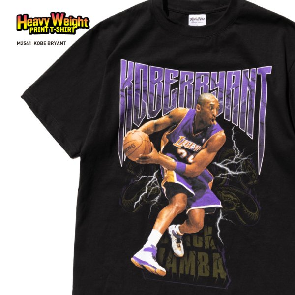 画像1: プリントTシャツ 【 KOBE BRYANT 】 ヘビーウェイト 半袖 レイカース NBA コービーブライアント (1)