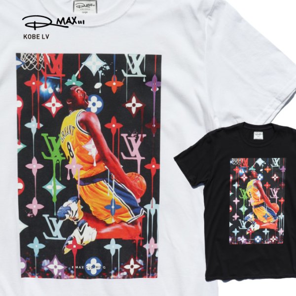 画像1: RMAX Clothing Tシャツ【 KOBE LV 】 コービーブライアント NBA モノグラム  フォトT  (1)