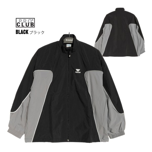 画像8: PRO CLUB プロクラブ 【Comfort Wide Track Jacket】 ジャケット アウター ライトアウター ウィンドブレーカー スポーツ ナイロンジャケット ビッグサイズ HIPHOP (8)