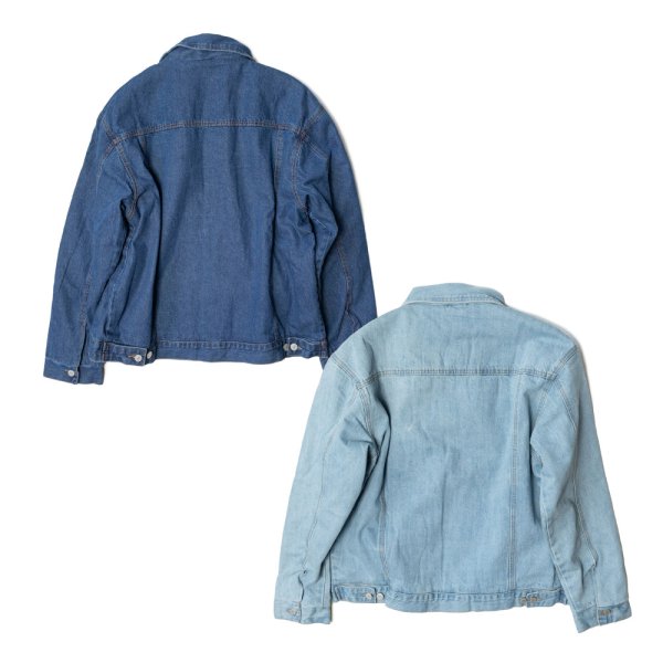 画像11: BAY FASHION ベイファッション 【Denim Jacket】 アウター デニムジャケット ボア 長袖 厚手 ストリート ビッグサイズ メンズ (11)